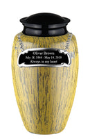 Classy Series - Classic Champagne Fiberglass Cremation Urn, Gold - IUFG107