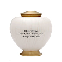 Baroque Pearl Cremation Urn - IUFH107