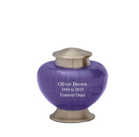 Baroque Purple Cremation Urn - IUFH110