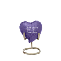 Baroque Purple Cremation Urn - IUFH110