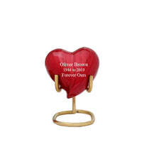 Baroque Red Cremation Urn - IUFH111