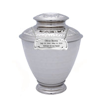 Elegance Series - Pearl White Cremation Urn - IUFH121