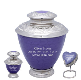 Elegance Series - Pearl Purple Cremation Urn - IUFH122