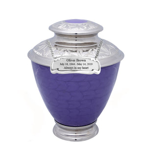 Elegance Series - Pearl Purple Cremation Urn - IUFH122