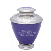 Elegance Series - Pearl Purple Cremation Urn - IUFH122
