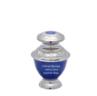 Elegance Series - Pearl Blue Cremation Urn - IUFH123