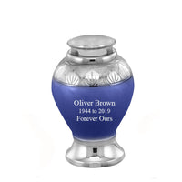 Elegance Series - Pearl Blue Cremation Urn - IUFH123