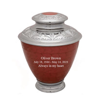 Elegance Series - Pearl Red Cremation Urn - IUFH124