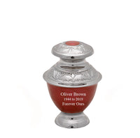 Elegance Series - Pearl Red Cremation Urn - IUFH124