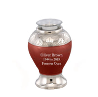 Elegance Series - Pearl Red Cremation Urn - IUFH124