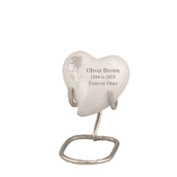 Bouquet Series - White Rose Flat Top Cremation Urn - IUFH126