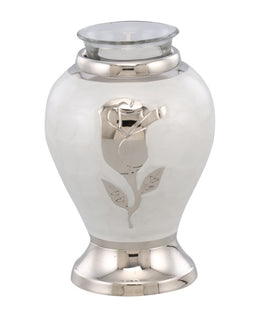 White Rose Cremation Urn - IUFH126-TL