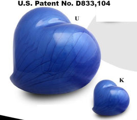 Infinity Eternal Heart Cremation Urn - Blue - IUFH133