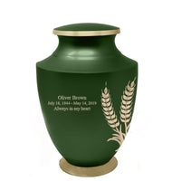 Solace Series - Wheat Fond Cremation Urn - IUFH139