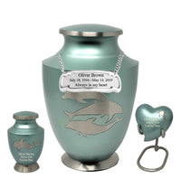 Solace Series - Dolphin Family Cremation Urn - IUFH140