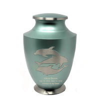 Solace Series - Dolphin Family Cremation Urn - IUFH140