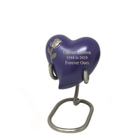 Solace Series - Purple Eternal Rose Cremation Urn - IUFH142
