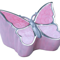 Scratch & Dent Pink Soulful Wings Butterfly Cremation Urn- IUFH145