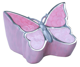 Scratch & Dent Pink Soulful Wings Butterfly Cremation Urn- IUFH145