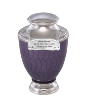 Zejtar Series - Purple Pearl Cremation Urn - IUFH152AL