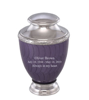 Zejtar Series - Purple Pearl Cremation Urn - IUFH152AL