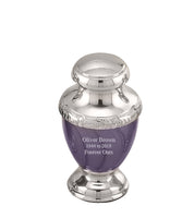 Zejtar Series - Purple Pearl Cremation Urn - IUFH152AL