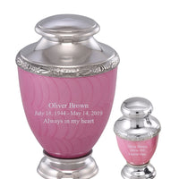Zejtar Series - Pink Pearl Cremation Urn - IUFH153AL