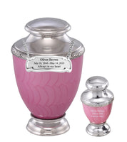 Zejtar Series - Pink Pearl Cremation Urn - IUFH153AL