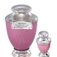 Zejtar Series - Pink Pearl Cremation Urn - IUFH153AL
