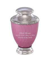 Zejtar Series - Pink Pearl Cremation Urn - IUFH153AL