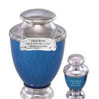 Zejtar Series - Blue Pearl Cremation Urn - IUFH154AL
