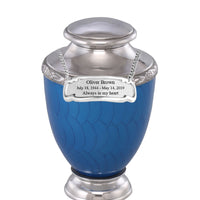 Zejtar Series - Blue Pearl Cremation Urn - IUFH154AL