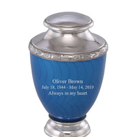 Zejtar Series - Blue Pearl Cremation Urn - IUFH154AL