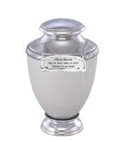 Zejtar Series - White Pearl Cremation Urn - IUFH155AL