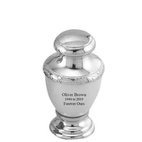 Zejtar Series - White Pearl Cremation Urn - IUFH155AL