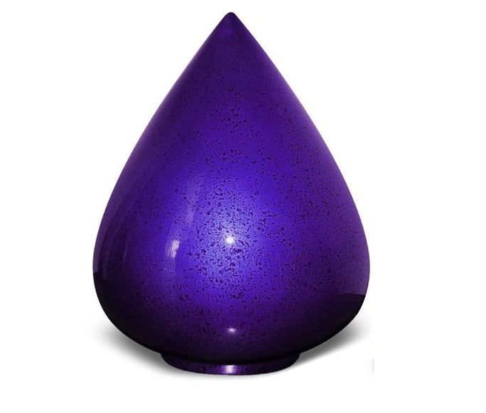 Dewdrop Fiberglass Urn - IUFS100-Purple