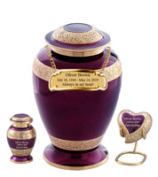 Sheen Series -Tyrian Purple Cremation Urn - IURG113
