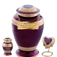 Sheen Series -Tyrian Purple Cremation Urn - IURG113
