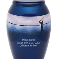 Hand Painted Golfer - IUHP119