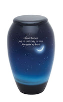 Hand Painted Midnight Moon - IUHP120
