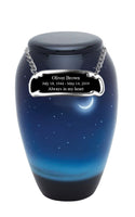 Hand Painted Midnight Moon - IUHP120
