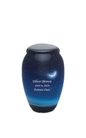 Hand Painted Midnight Moon - IUHP120

