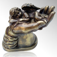 Baby Angel on Hand Cremation Urn - IUIN102