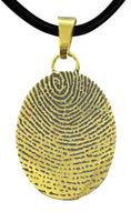 Gold Infinity Fingerprint Pendant - IUINFP102