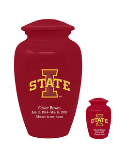 Fan Series - Iowa State University Cyclones Memorial Cremation Urn - IUIOST100