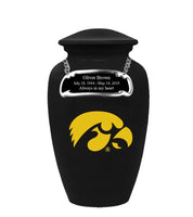 Fan Series - University of Iowa Hawkeyes Black Memorial Cremation Urn - IUIOWA101