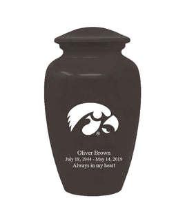 Fan Series - University of Iowa Hawkeyes Slate Memorial Cremation Urn - IUIOWA104