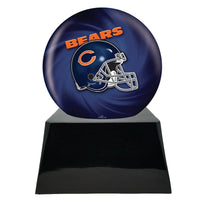 Football Trophy Urn Base and Chicago Bears Team Sphere
