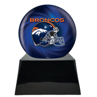 Football Trophy Urn Base with Optional Denver Broncos Team Sphere NFL