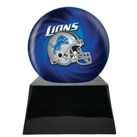 Football Trophy Urn Base with Optional Detroit Lions Team Sphere NFL